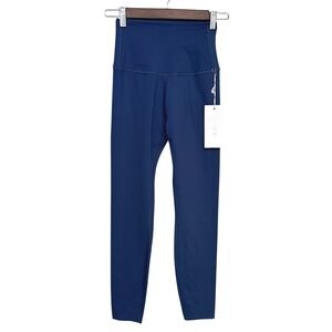 Tavi Active High Waisted 7/8 Tight Deepwater Blue Yoga Leggings NWT Small